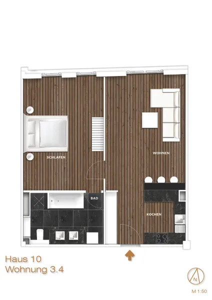 Helle 2 Zimmerwohnung im Herzen von Berlin — photo 1